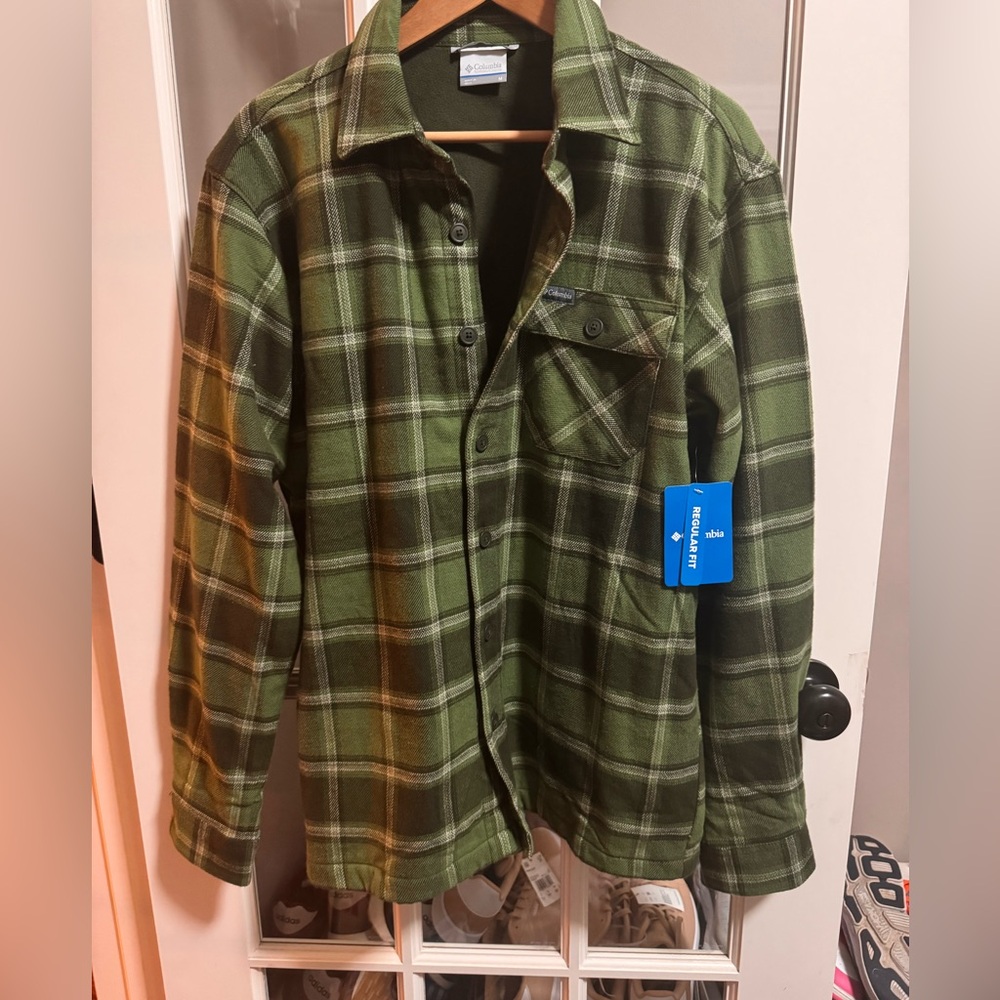 Men’s nwt Columbia heavyweight flannel